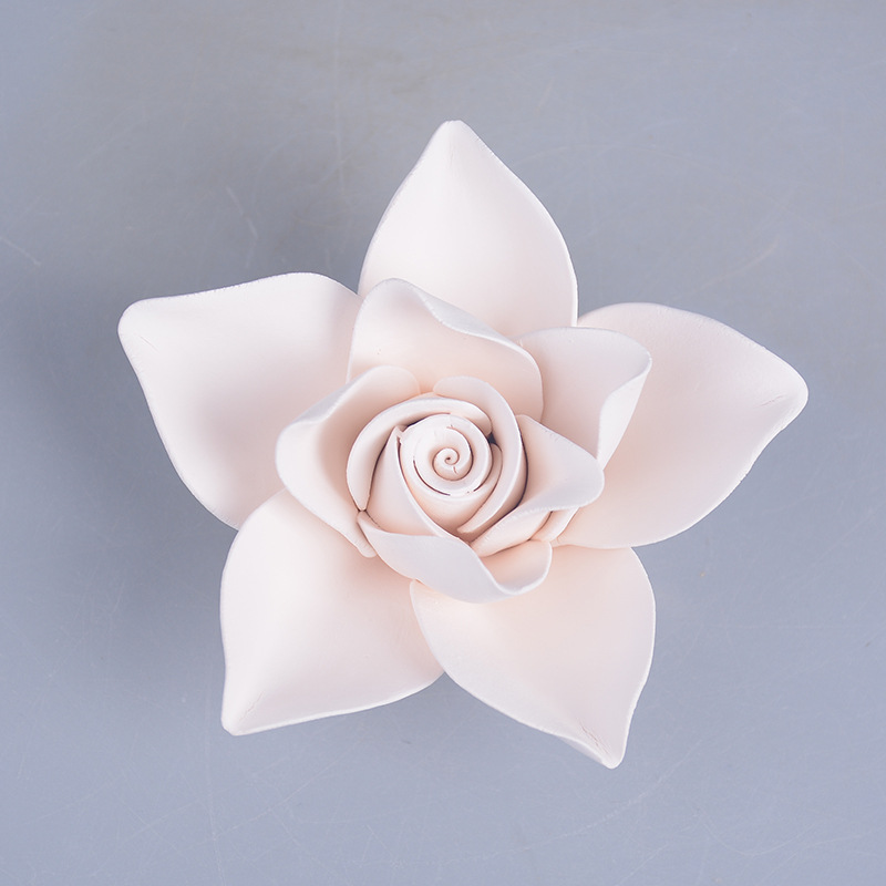 Ceramic Aromatherapy Flower Decoration Crafts Cross-Border Ceramic Rose Aromatherapy Flower Creative Porcelain craft
