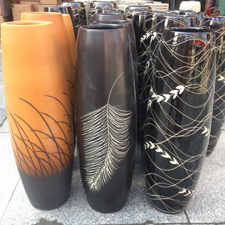 Shengshang Vase Wholesale Modern Artistic Retro Vase Decorative TV Porcelain craft