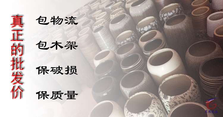 Shengshang Vase Wholesale Modern Artistic Retro Vase Decorative TV Porcelain craft