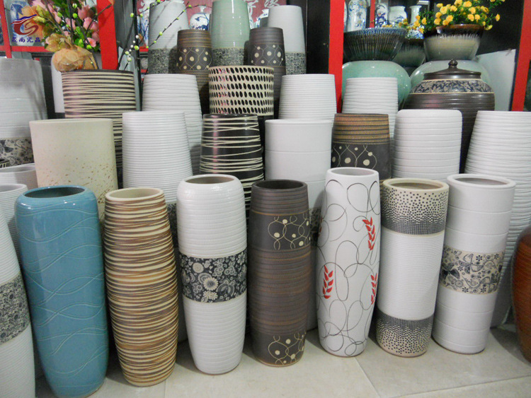 Shengshang Vase Wholesale Modern Artistic Retro Vase Decorative TV Porcelain craft