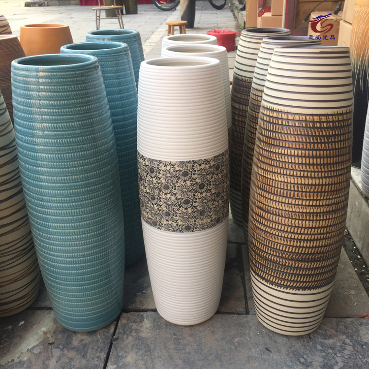 Shengshang Vase Wholesale Modern Artistic Retro Vase Decorative TV Porcelain craft