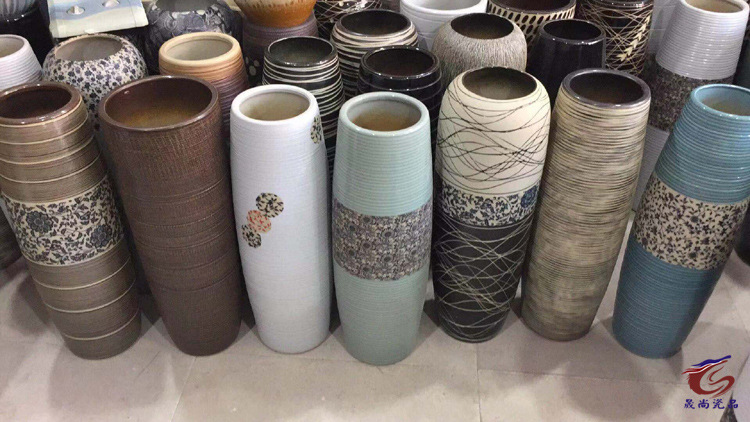 Shengshang Vase Wholesale Modern Artistic Retro Vase Decorative TV Porcelain craft