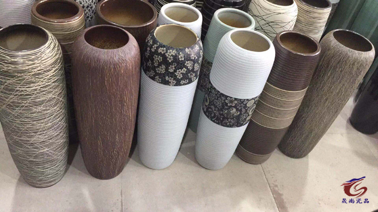 Shengshang Vase Wholesale Modern Artistic Retro Vase Decorative TV Porcelain craft