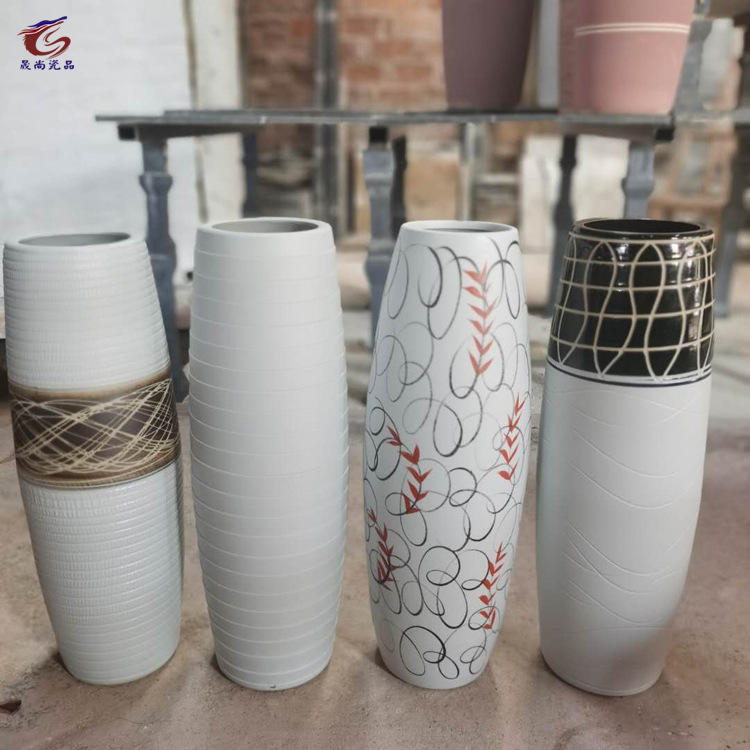 Shengshang Vase Wholesale Modern Artistic Retro Vase Decorative TV Porcelain craft