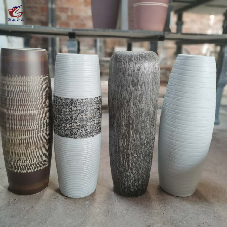 Shengshang Vase Wholesale Modern Artistic Retro Vase Decorative TV Porcelain craft