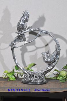 New Chinese-European-style modern Southeast Asia wind Parrot TV cabinet wall home decor craft