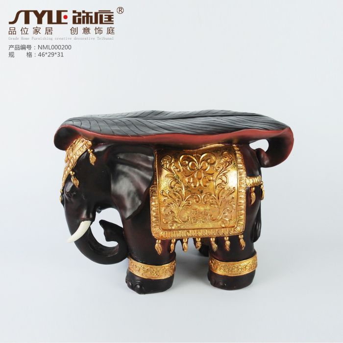 Continental American country style home decor shoes good luck elephant chair stool technology Continental American country style home decor shoes good luck elephant chair stool technology