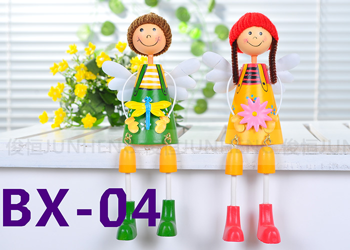 Wooden Doll Hanging Feet Doll Wedding Gifts Creative Craft Gift Bx04