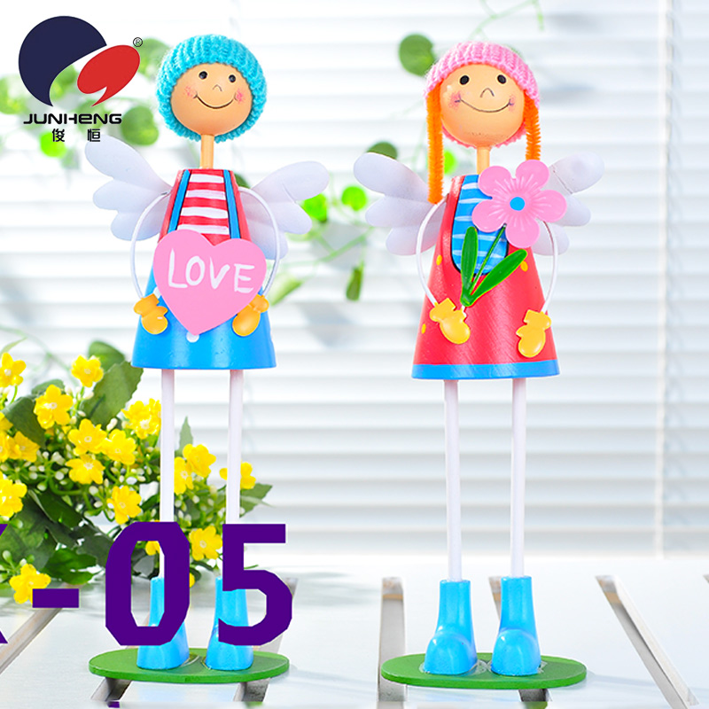 Wooden Doll Hanging Feet Doll Wedding Gifts Creative Craft Gift Bx04