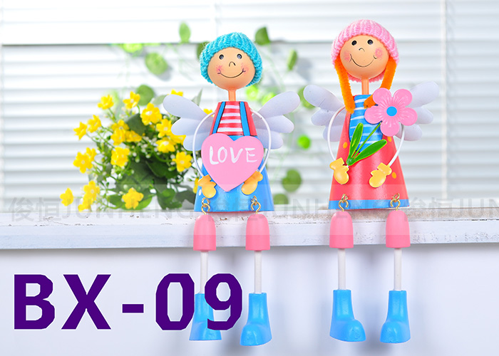 Wooden Doll Hanging Feet Doll Wedding Gifts Creative Craft Gift Bx04