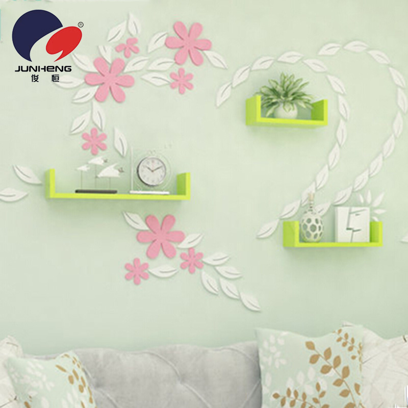 Romantic trilogy racks showcase box display shelf on the wall storage rack creative grid: 360