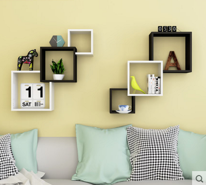 Creative household wood - plastic panel wall mounted living room to receive decoration frame.
