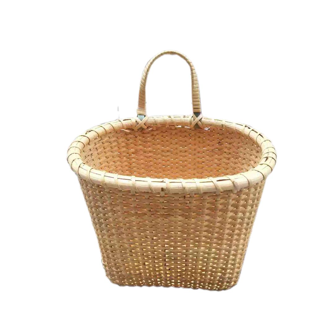 Shangpin handmade and rattan basket basket hemp rope basket daily storage basket sundry basket flower arrangement blue