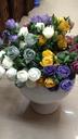 Rustic home Peony bouquet