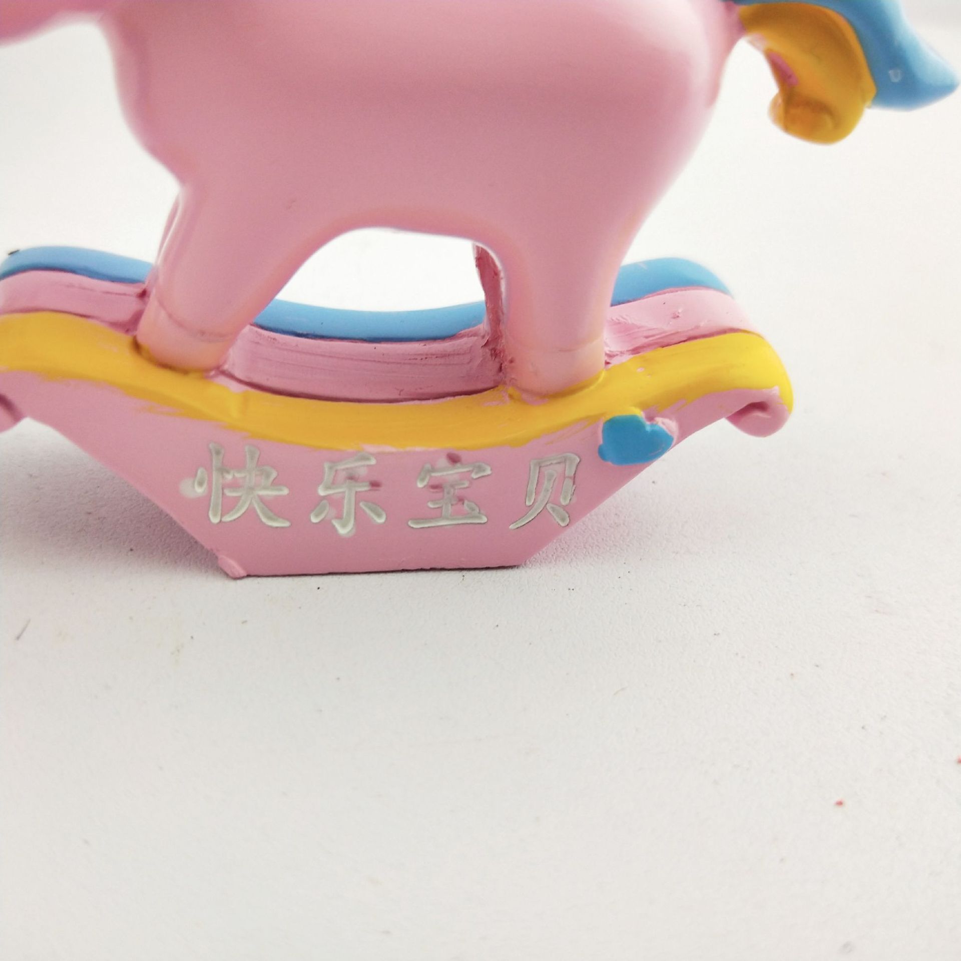 Unicorn rocker horse cake cake happy birthday pony resin cartoon resin crafts