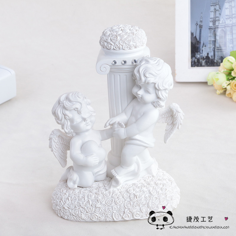 European resin crafts wedding TV cabinet decoration Cupid