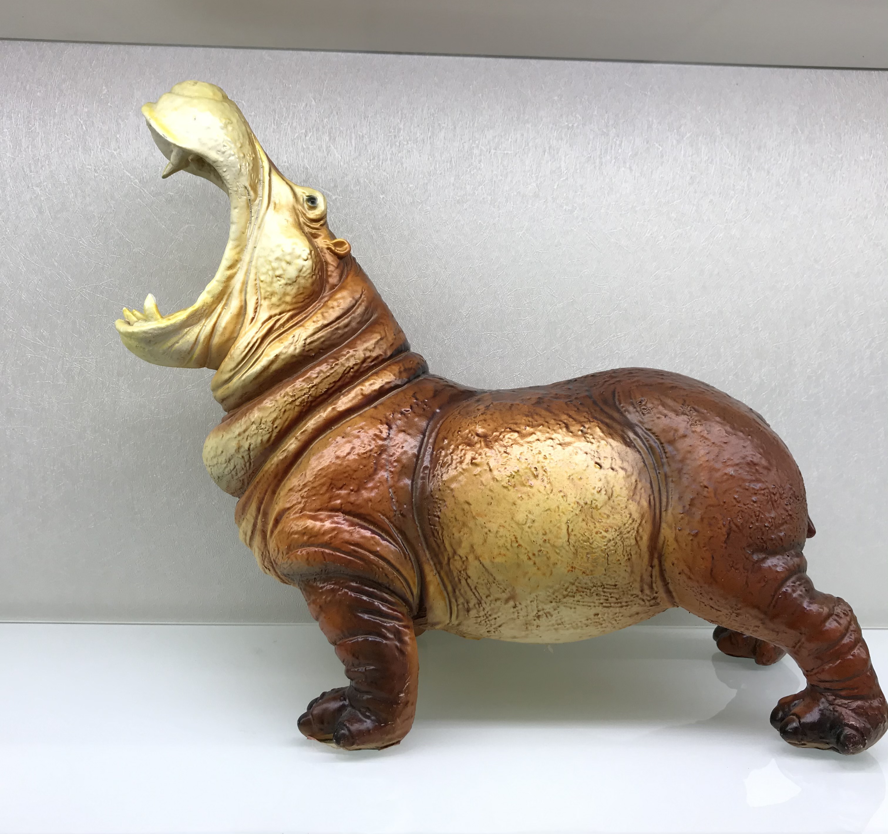 Resin Crafts Modern Minimalist Simulation Hippo Home Furnishings Ornaments Craft Gift Factory Direct Sales