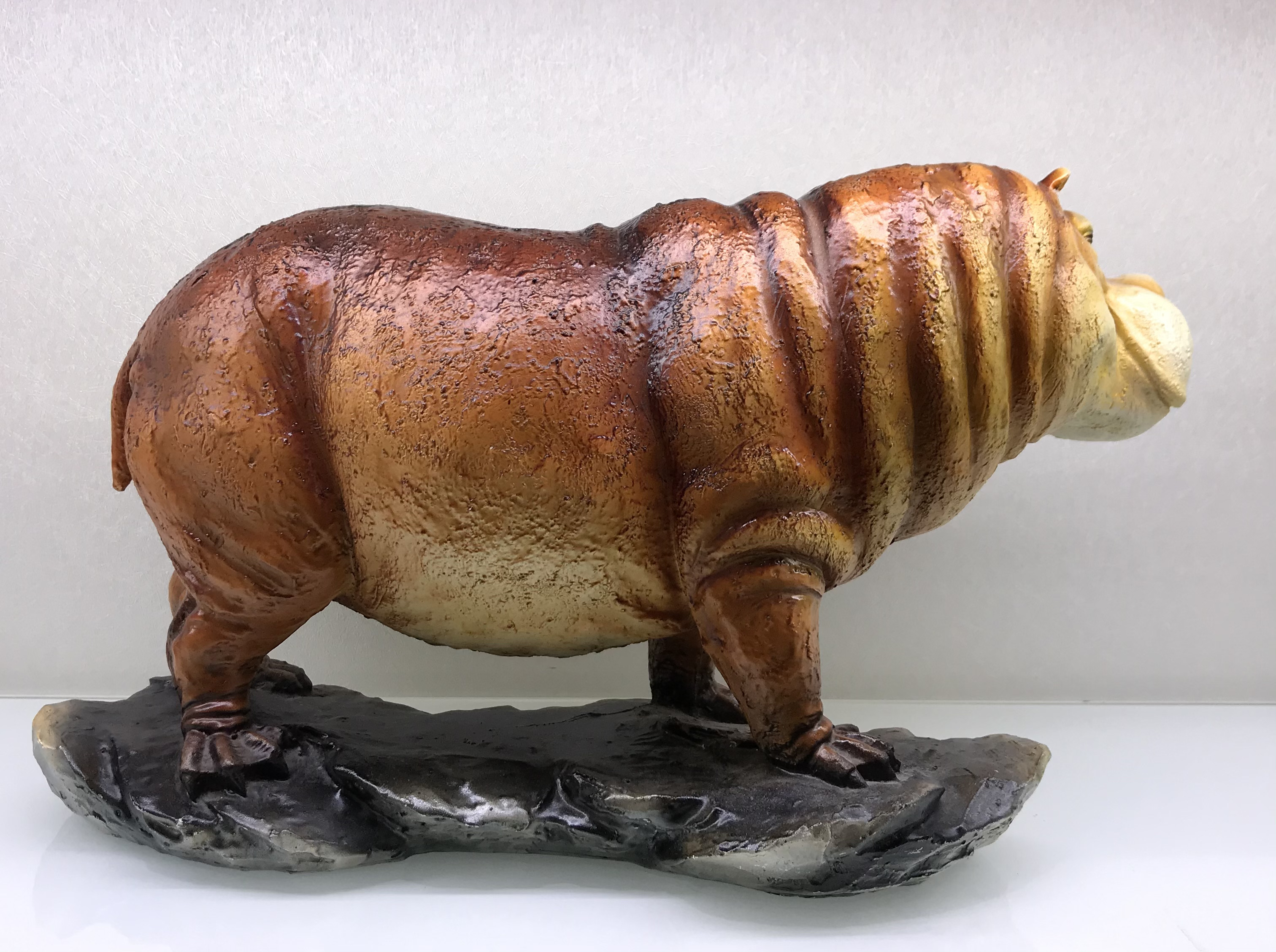 Resin Crafts Modern Minimalist Simulation Hippo Home Furnishings Ornaments Craft Gift Factory Direct Sales