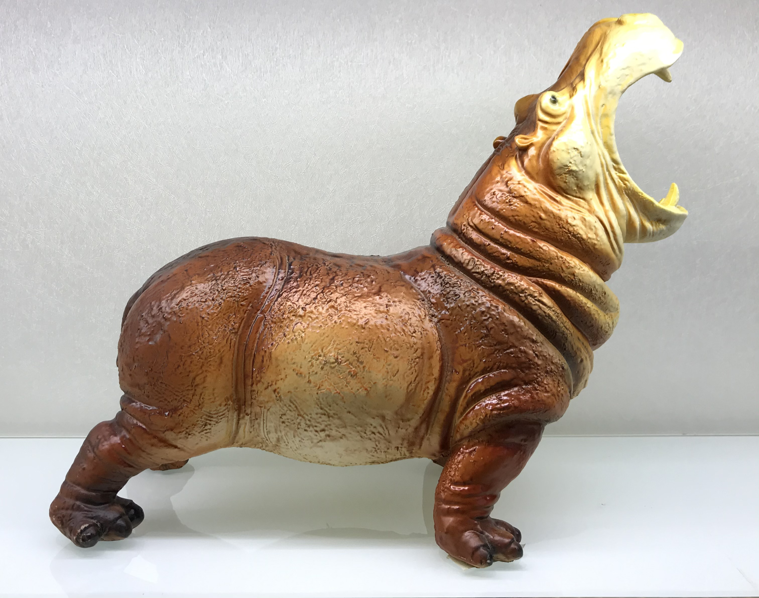 Resin Crafts Modern Minimalist Simulation Hippo Home Furnishings Ornaments Craft Gift Factory Direct Sales