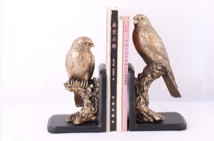 Resin Crafts Modern Minimalist Bronze Bird Bookend Decoration Living Room Cabinet Study Room Decoration Decoration Resin Crafts Modern Minimalist Bronze Bird Bookend Decoration Living Room Cabinet Study Room Decoration Decoration
