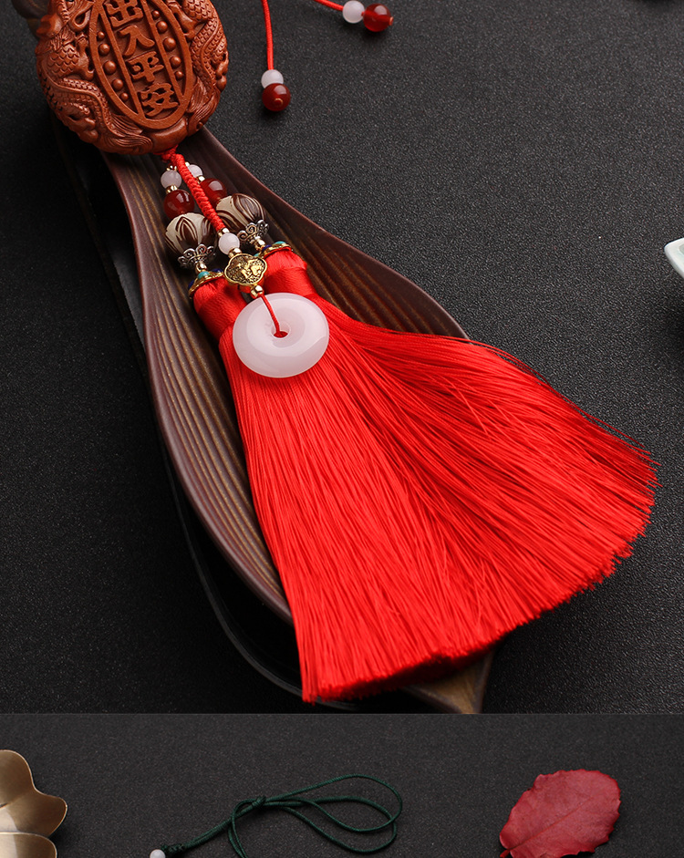 Wood Carving Car Interior Pendant Safe Trip Car Accessories Car Decoration Crafts Rearview Mirror Tassel Car Pendant Wood Carving Car Interior Pendant Safe Trip Car Accessories Car Decoration Crafts Rearview Mirror Tassel Car Pendant