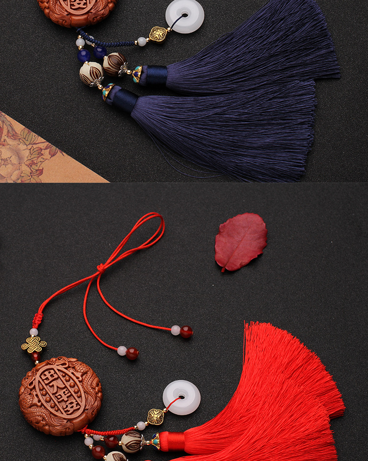 Wood Carving Car Interior Pendant Safe Trip Car Accessories Car Decoration Crafts Rearview Mirror Tassel Car Pendant Wood Carving Car Interior Pendant Safe Trip Car Accessories Car Decoration Crafts Rearview Mirror Tassel Car Pendant