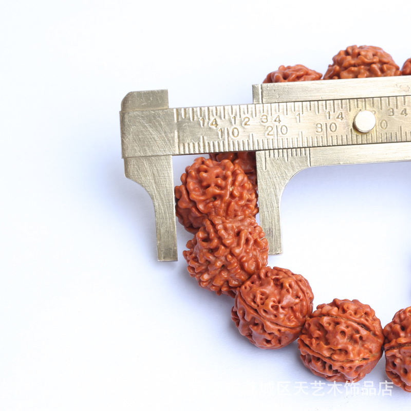 Rudraksha Vintage Men's Rudraksha-Piece 17mm Buddha Beads Bracelet Crafts Bodhi Bracelet Wholesale