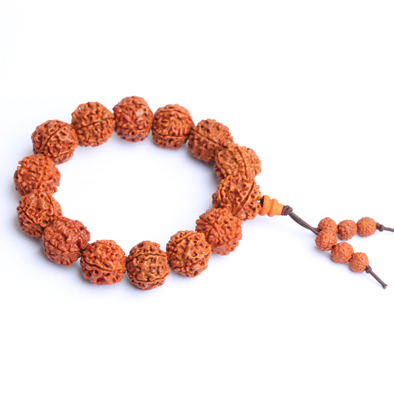 Rudraksha Vintage Men's Rudraksha-Piece 17mm Buddha Beads Bracelet Crafts Bodhi Bracelet Wholesale