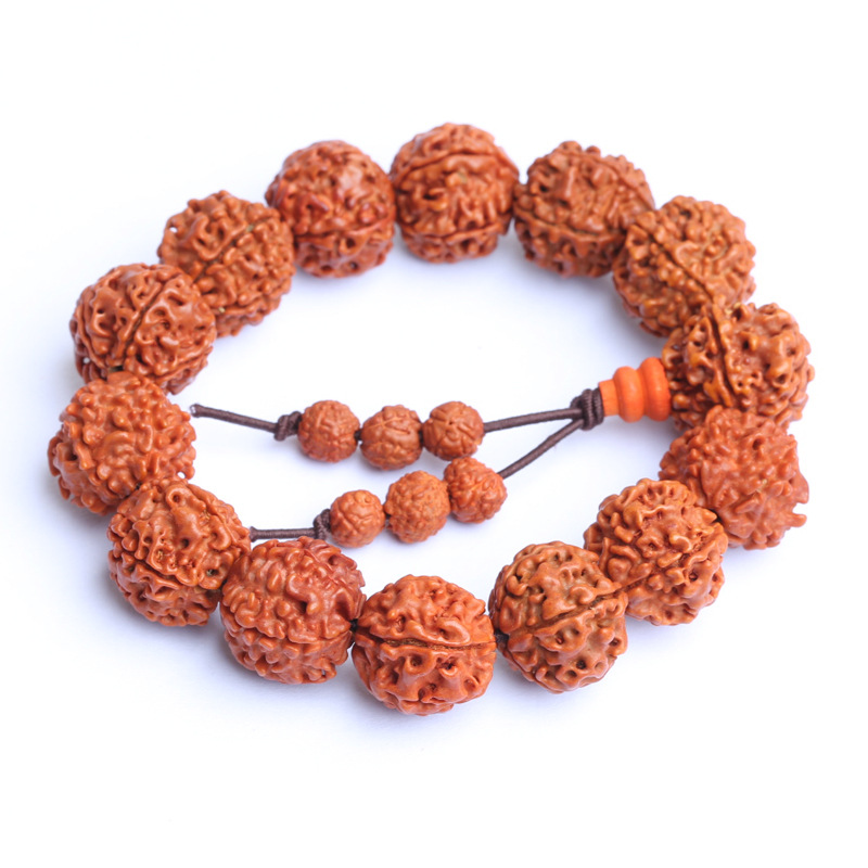 Rudraksha Vintage Men's Rudraksha-Piece 17mm Buddha Beads Bracelet Crafts Bodhi Bracelet Wholesale