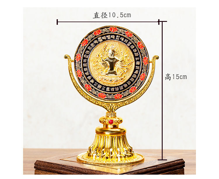 Gilding Painted Mirror Maha Cundi Bodhisattva Quasi-Lifting Bodhisattva Home Buddha for Indoor Worship Ornaments Tibetan Gilding Painted Mirror Maha Cundi Bodhisattva Quasi-Lifting Bodhisattva Home Buddha for Indoor Worship Ornaments Tibetan