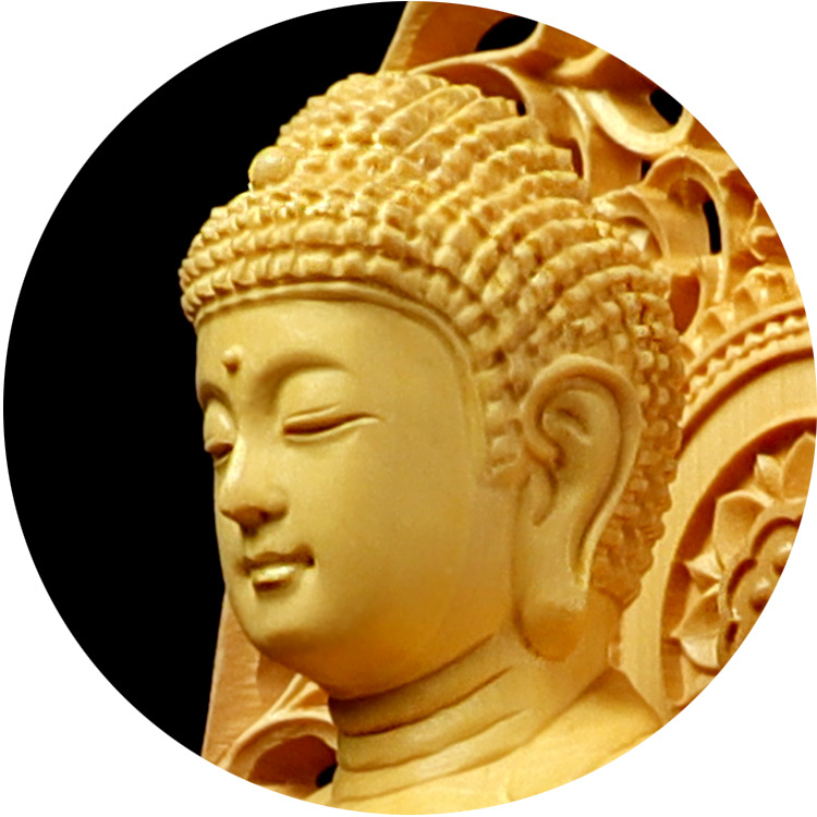 Factory Wholesale Boxwood Craft Crafts Guanyin Sakya Buddha Ornament Back Screen Western Trinity Factory Wholesale Boxwood Craft Crafts Guanyin Sakya Buddha Ornament Back Screen Western Trinity