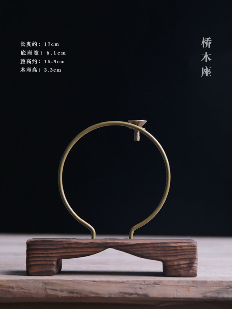 Ornaments Placement Base New Chinese Style Zen Incense Burner Backflow Incense Hallway Buddha Statue Placement Base