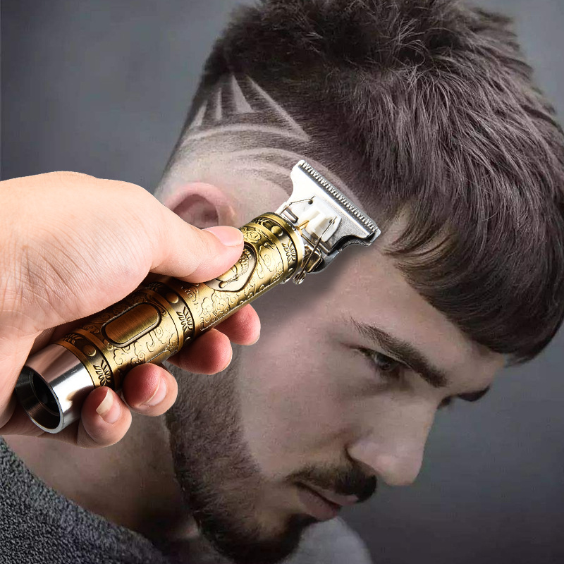 Hair Clipper Carving Buddha Head Shaving Head Electric Hair Clipper Charging Hair Clipper Electric Hair Clipper Whole
