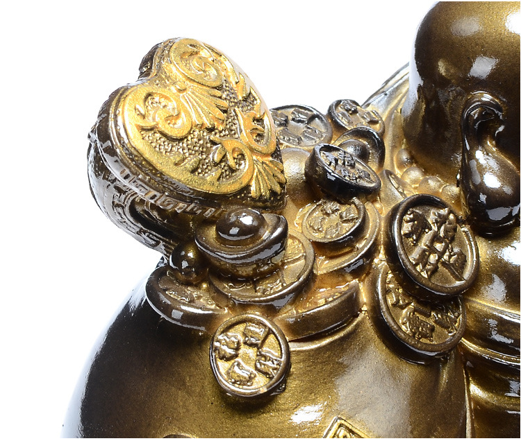 Tea Pet Decoration Flush Color Changing Zen Cloth Bag Monk Tea Table Decoration Creative Maitreya Buddha Tea Art Tea Set