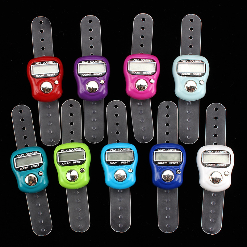 Factory Direct Sales Buddha Counter Ring Manual Thumb Counter Electronic Display Finger Tally Counter Wholesale