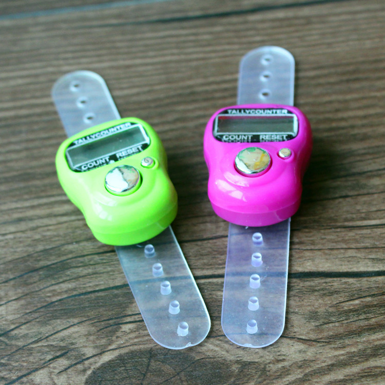 Factory Direct Sales Buddha Counter Ring Manual Thumb Counter Electronic Display Finger Tally Counter Wholesale