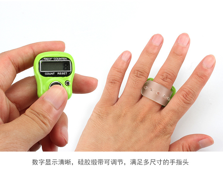 Factory Direct Sales Buddha Counter Ring Manual Thumb Counter Electronic Display Finger Tally Counter Wholesale