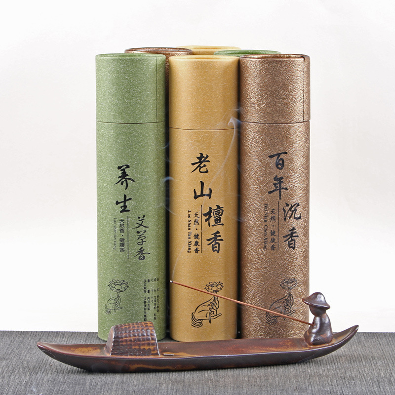 Worshiping Incense Barrel Agarwood Buddha Worship Incense Argy Wormwood Indoor Incense JossStick ByeBye Incense Buddhism
