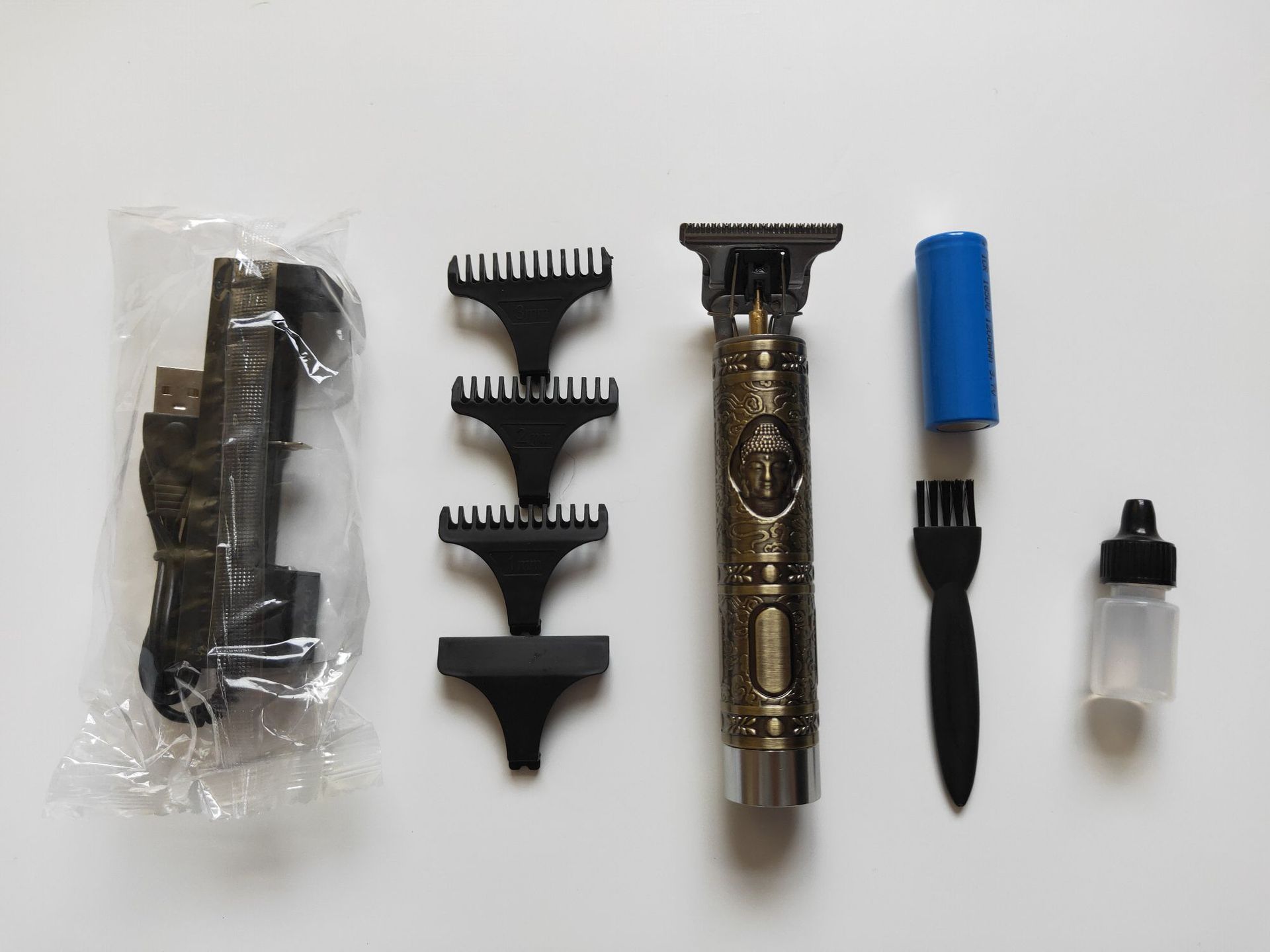CrossBorder Exclusive T9 Dragon and Phoenix Buddha Head Hair Clipper Electric Clipper Razor Retro Oil Head Clipper