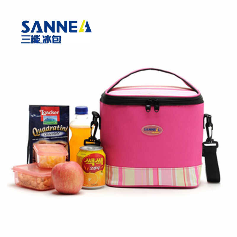 2015 summer new three portable ice bag portable 6L Oxford cloth Lunchbox Lunch Bag 3 color mix