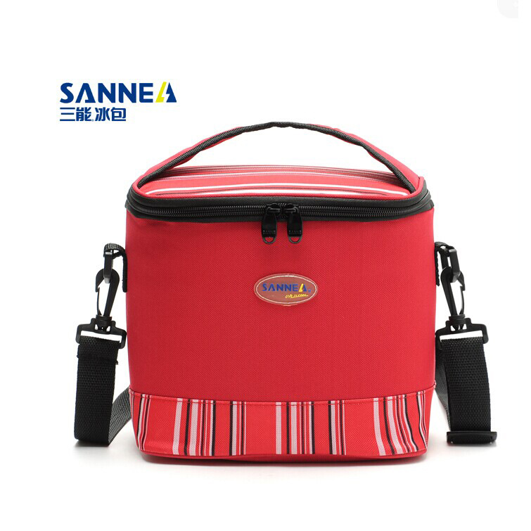 2015 summer new three portable ice bag portable 6L Oxford cloth Lunchbox Lunch Bag 3 color mix