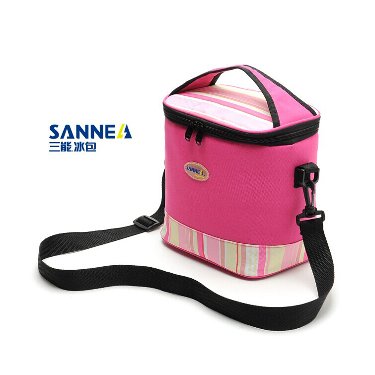 2015 summer new three portable ice bag portable 6L Oxford cloth Lunchbox Lunch Bag 3 color mix