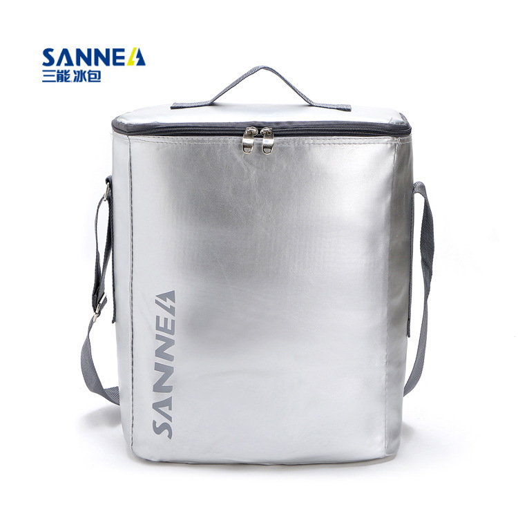 M ice bag leather clad silver thermal insulation membrane insulation bag lunch lunch bag manufacturers spot wholesale