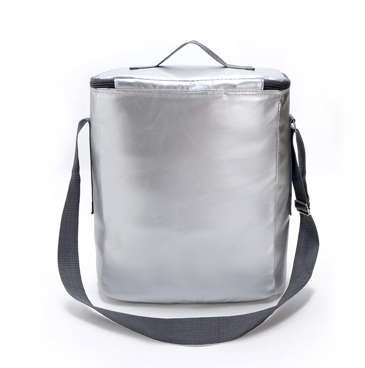 M ice bag leather clad silver thermal insulation membrane insulation bag lunch lunch bag manufacturers spot wholesale