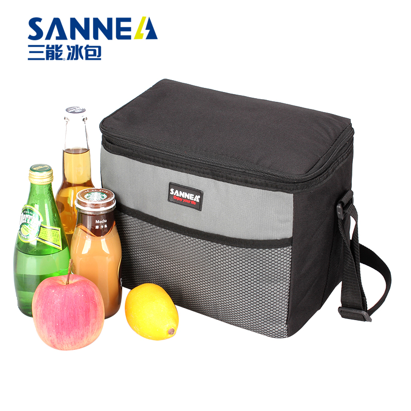 Sanne New Insulated Lunch Box Bag Outdoor Cold Preservation Picnic Bag PEVA Lunch Bag Thermal Bag Portable Ice Bag