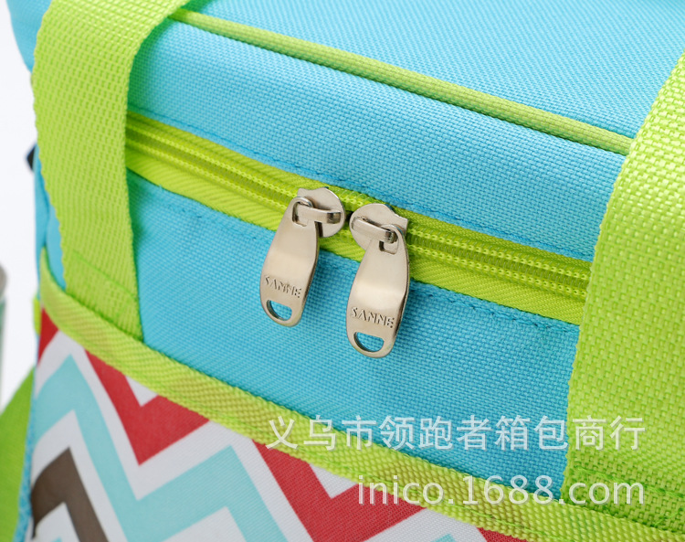 Ultra large 32L wave pattern Oxford cloth ice bag large capacity double layer waterproof heat insulation package