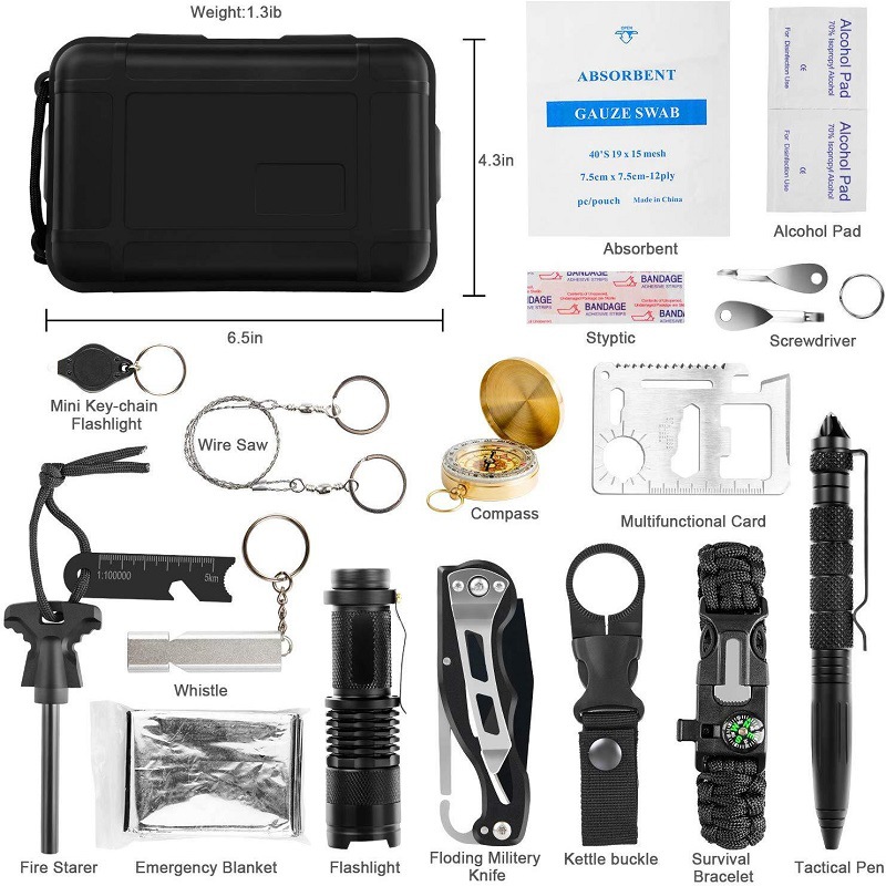 Outdoor Travel Equipment Survival Tool Set H10 Multifunctional Outdoor First Aid Box Car Outdoor Products Tools Outdoor Travel Equipment Survival Tool Set H10 Multifunctional Outdoor First Aid Box Car Outdoor Products Tools