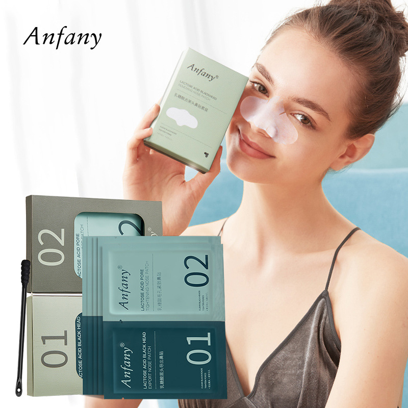 Acid Blackhead Nasal Sticker Deep Cleansing Hair Follicle Shrink Pores Blackhead Removal Powder Nasal Membrane Skin Care