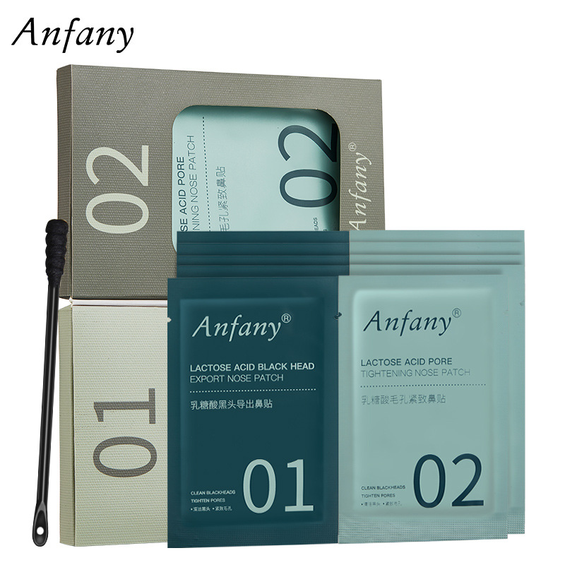 Acid Blackhead Nasal Sticker Deep Cleansing Hair Follicle Shrink Pores Blackhead Removal Powder Nasal Membrane Skin Care