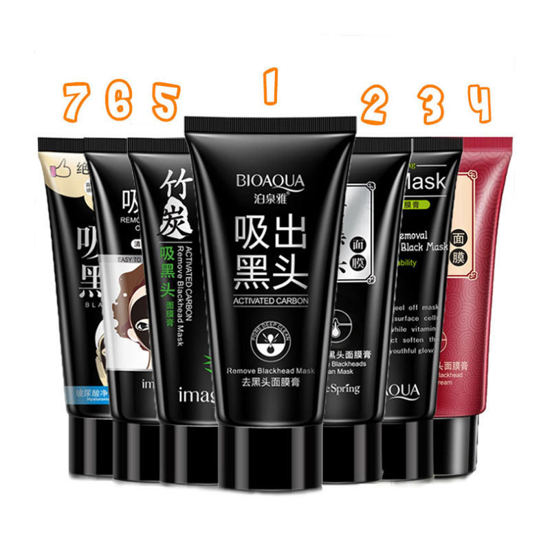 Bioaqua Blackhead Removal Mask T District Care Oil Control Clean Tearing Nasal Membrane Acne Shrink Pore Mask
